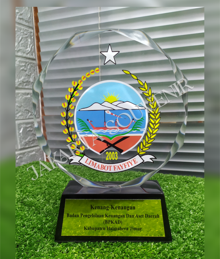 Plakat Akrilik Diamond Kaki Resin Pemerintahan