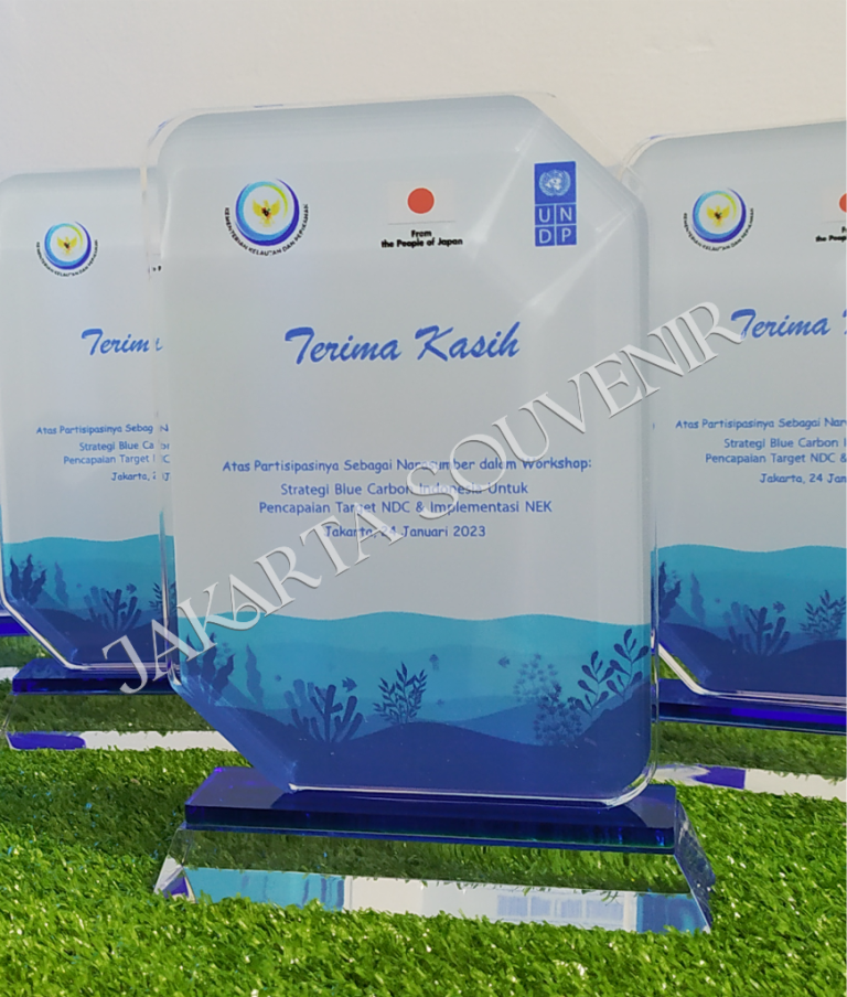 Plakat Akrilik Kementerian Kelautan dan Perikanan