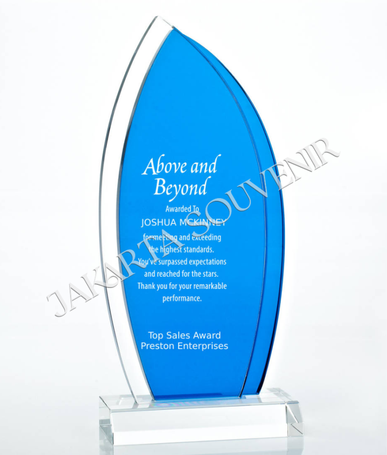 Plakat Akrilik Motif Biru
